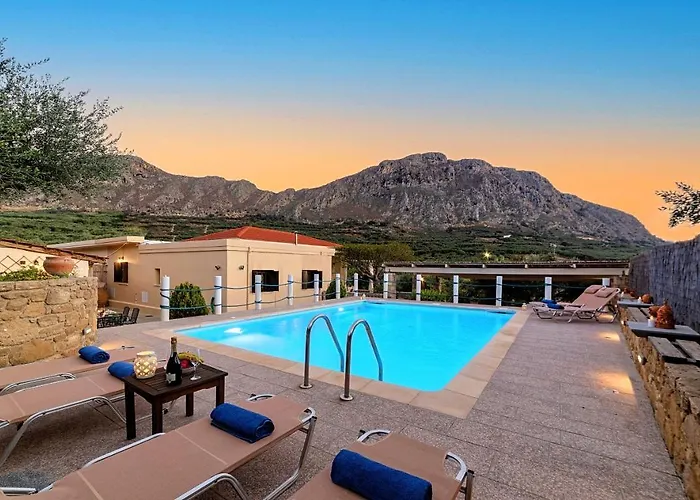 Cretan Kera Villa Heated Pool